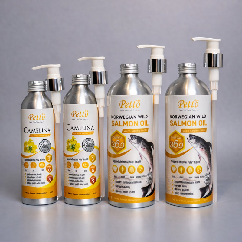 Petto Salmon Oil / Camelina Oil 250ml / 500ml