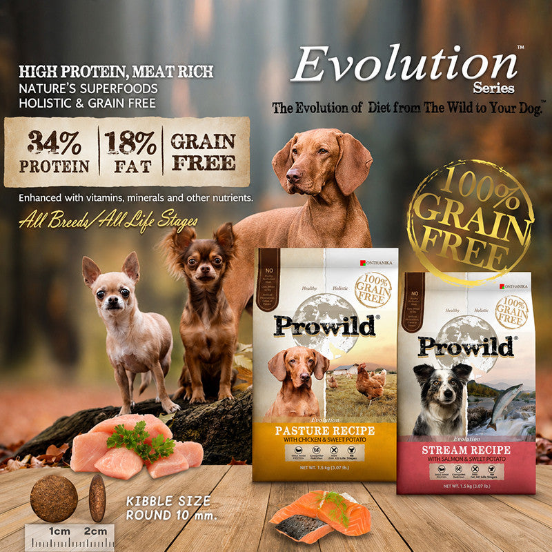 Prowild® Evolution High Protein Dog Food 3KG