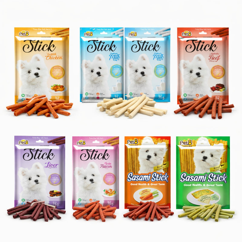 PET8 Sasami Stick Snack 75G Dog（Soft Type）