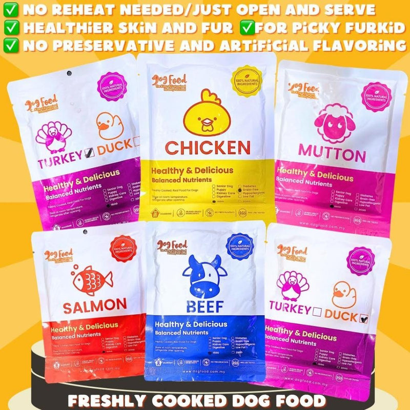 DF Dog Food Fresh Cooked Dog Wet Food 150g