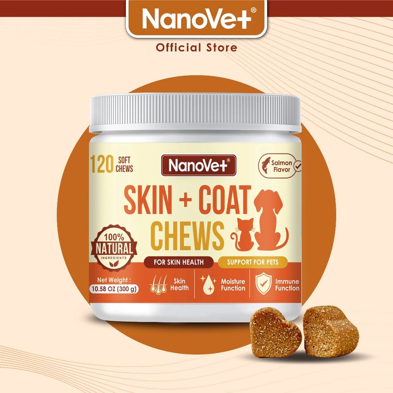 NANOVET SKIN + COAT CHEW (45 CHEW)
