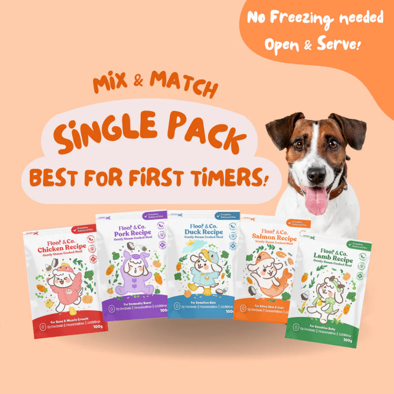 FLOOF & CO. DOG COOKED MEALS 100G