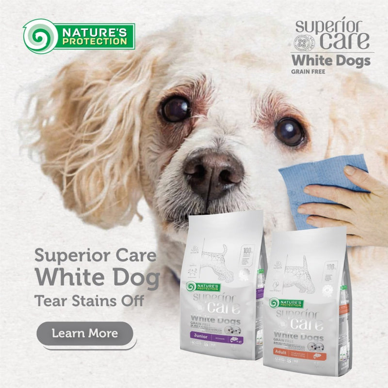 Nature's Protection White Dog Puppy/Adult Salmon Dog Food 1.5KG