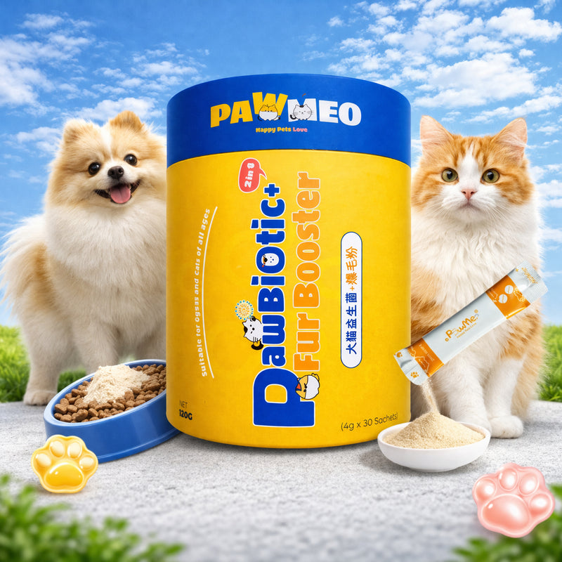 PAWMEO 2 IN 1 PAWBIOTIC + FUR BOOSTER 30'S